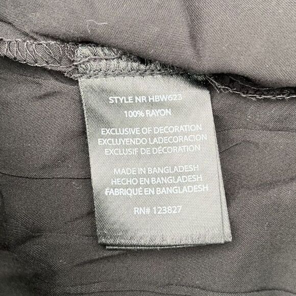 Harve Bernard Black Blouse with Gold Foil – Size Small – NWT - Picture 8 of 8